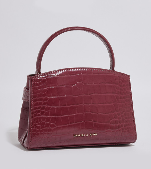 Charles & Keith Charles & Keith - Burgundy Satchel Bags