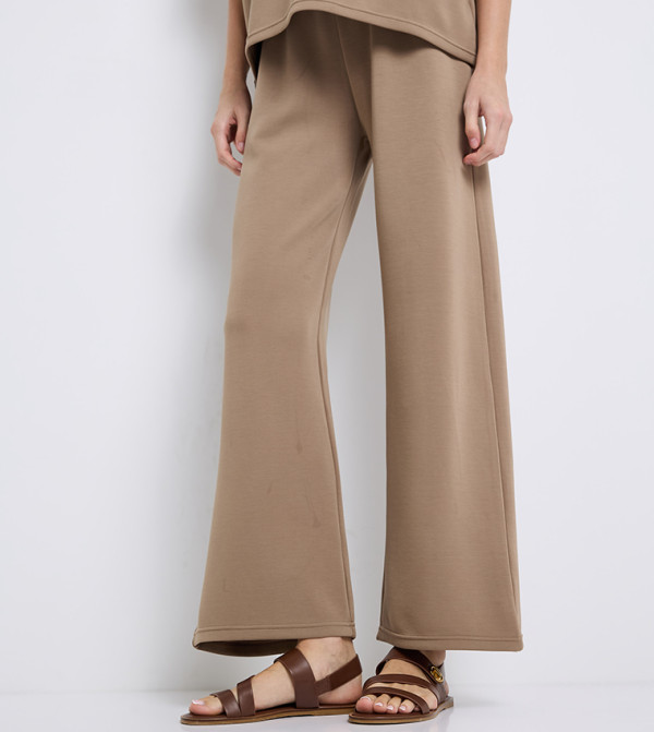 Charles & Keith Charles & Keith - Dark Brown Flat Sandals