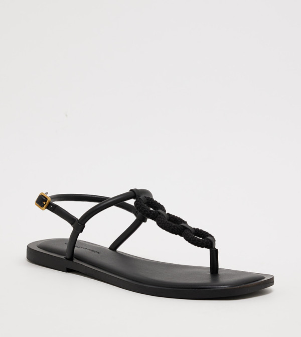 تشارلز آند كيث  heatwave-ready-w - أسود Flat Sandals