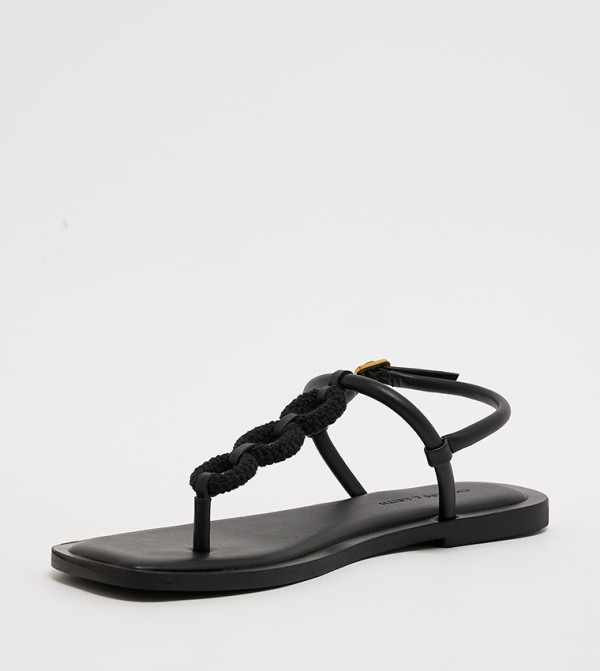 تشارلز آند كيث  heatwave-ready-w - أسود Flat Sandals