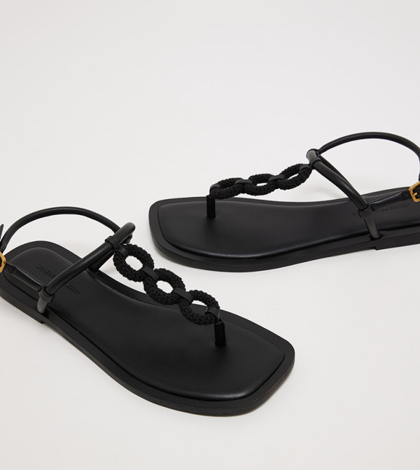 تشارلز آند كيث  heatwave-ready-w - أسود Flat Sandals