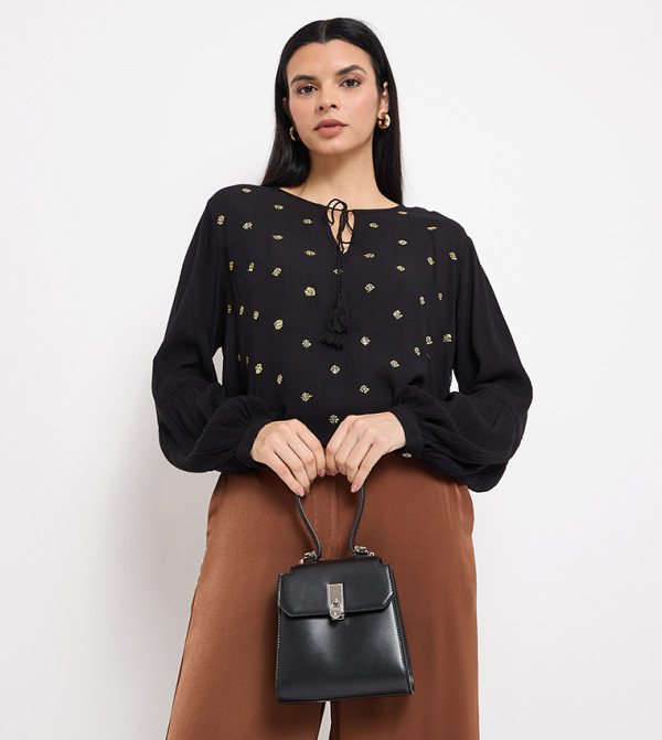 Charles & Keith Charles & Keith - Black Handheld Bags