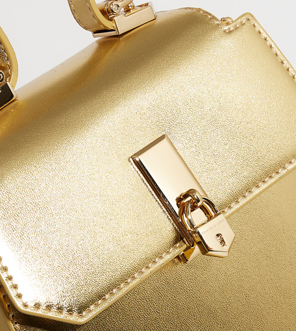 Charles & Keith Charles & Keith - Gold Handheld Bags