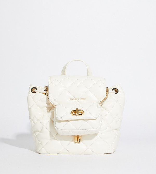 Charles & Keith Charles & Keith - White Backpacks