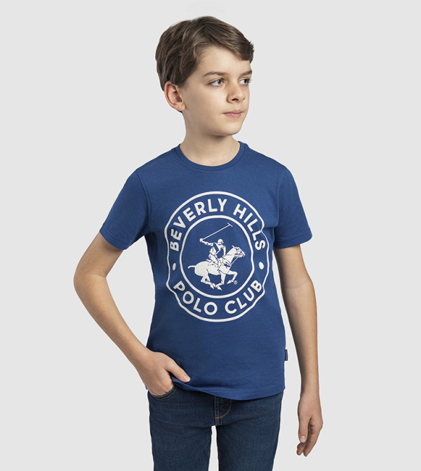 Beverly Hills Polo Club Clothing - Navy T-shirts