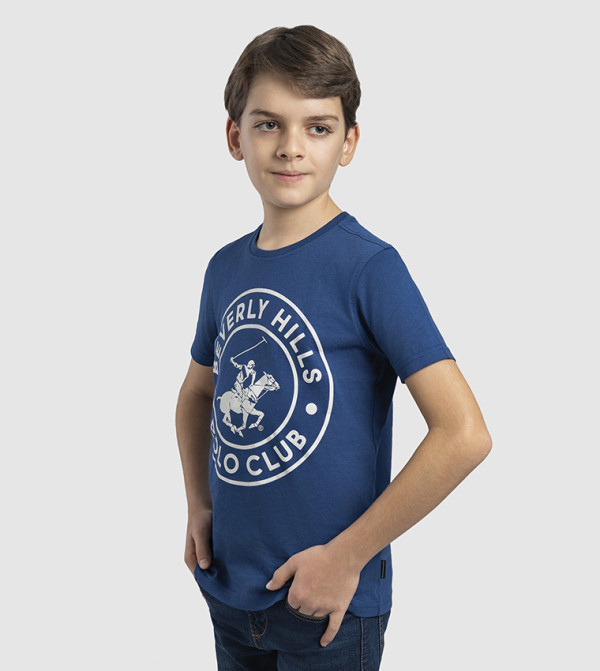 Beverly Hills Polo Club Clothing - Navy T-shirts