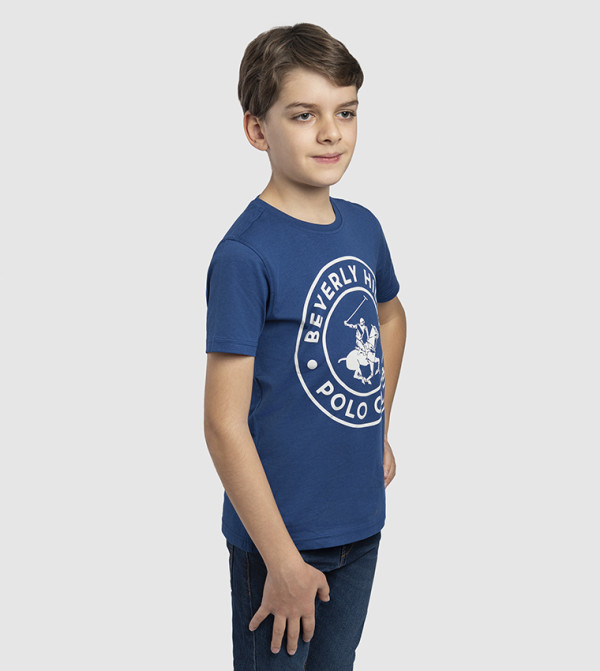 Beverly Hills Polo Club  Clothing - Navy T-shirts