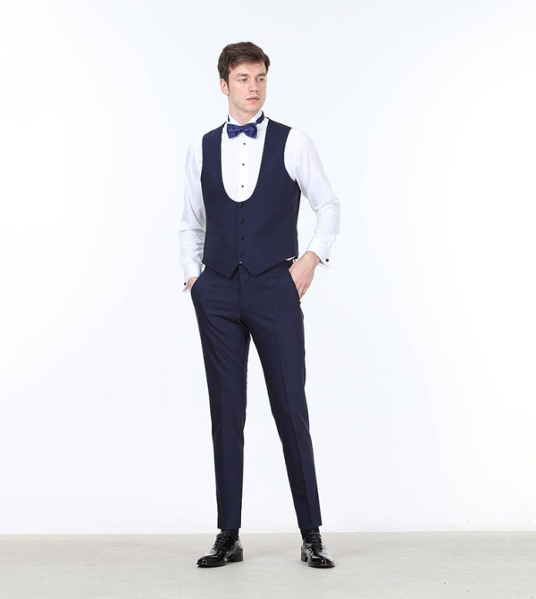 Ramsey Waistcoats - Dark Blue Waistcoats