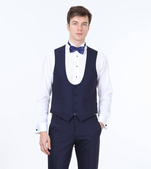 Ramsey Waistcoats - Dark Blue Waistcoats