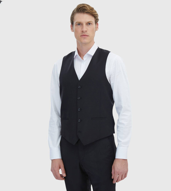 Ramsey Waistcoats - BLACK Waistcoats
