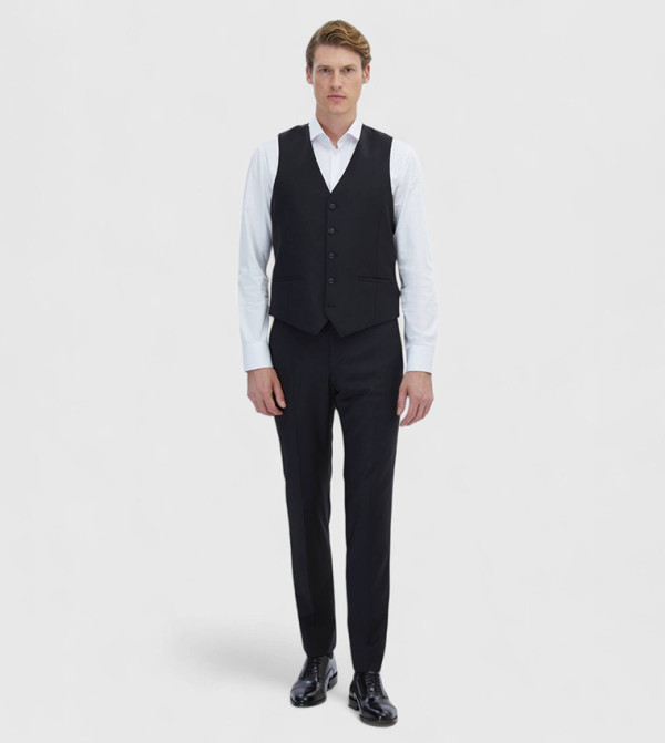 Ramsey Waistcoats - BLACK Waistcoats