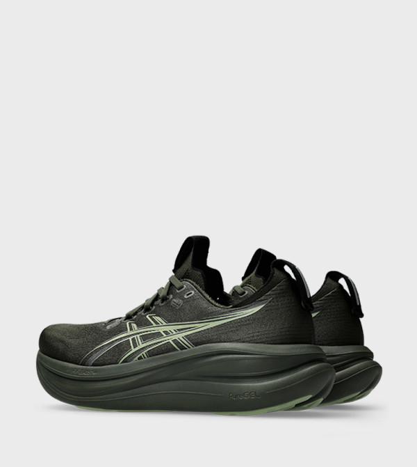 Asics  deep-earth - Khaki Running Shoes