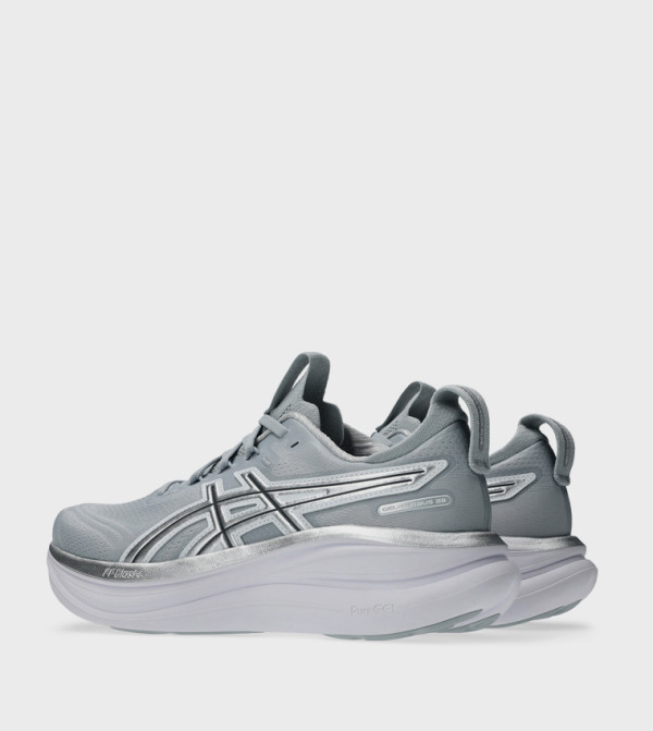 Asics  - Silver Running Shoes