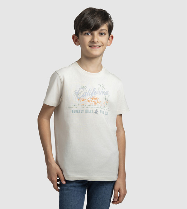 Beverly Hills Polo Club  T-Shirts - White T-shirts
