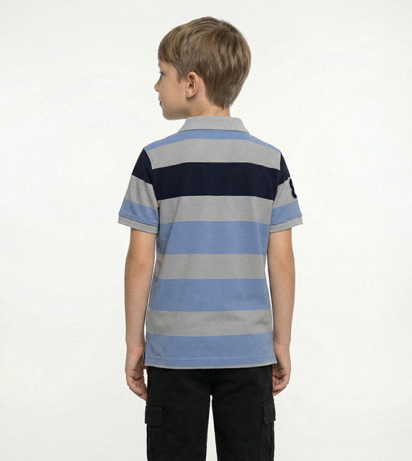 بيفرلي هيلز بولو كلوب  preppy-smart-casual - رمادي T-shirts