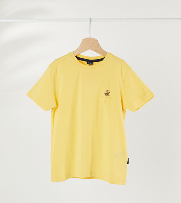 Beverly Hills Polo Club  T-Shirts - Yellow T-shirts