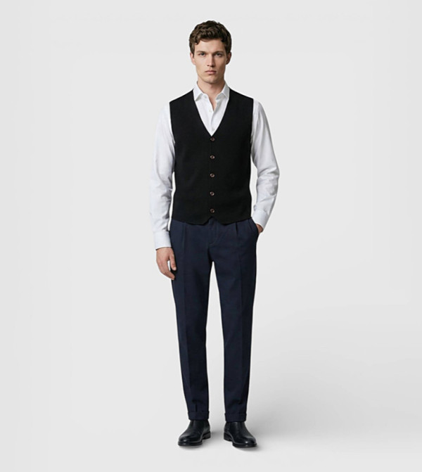 Ramsey Waistcoats - BLACK Waistcoats