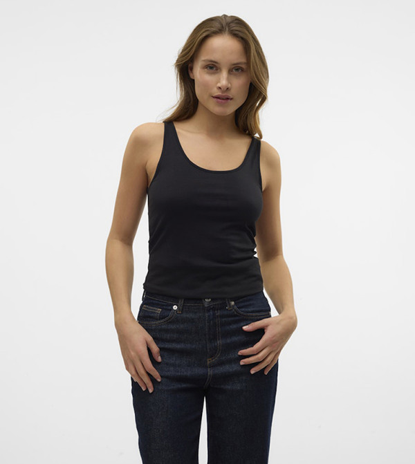 فيرو مودا فيرو مودا - أسود Sleeveless Tops