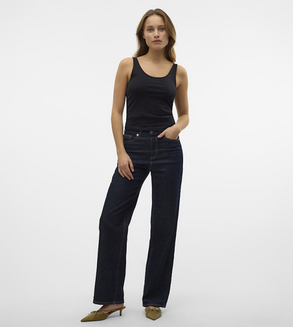 فيرو مودا فيرو مودا - أسود Sleeveless Tops
