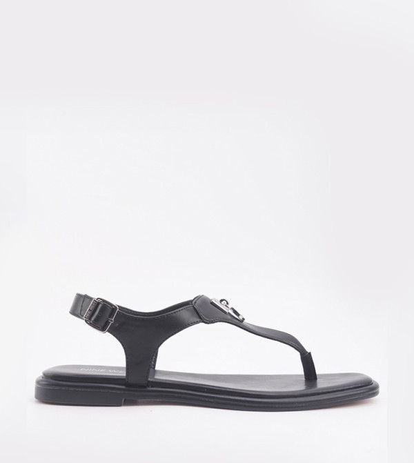 Nine West  Shoes - Black Flat Sandals