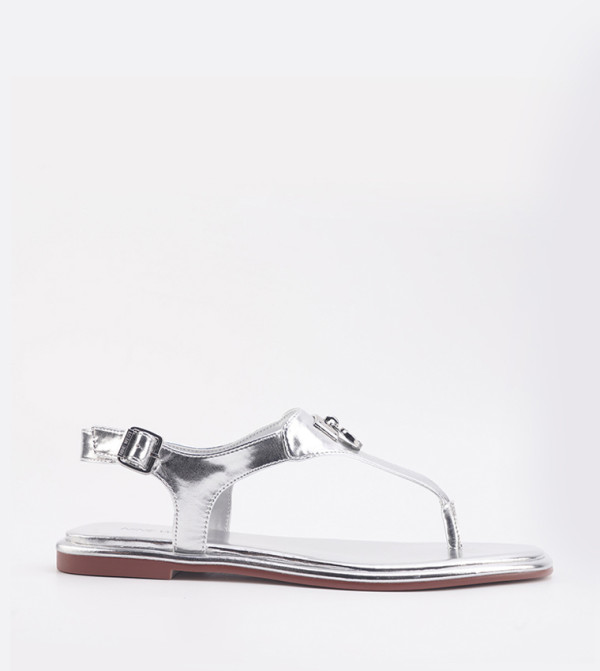 Nine West  Shoes - Silver Flat Sandals