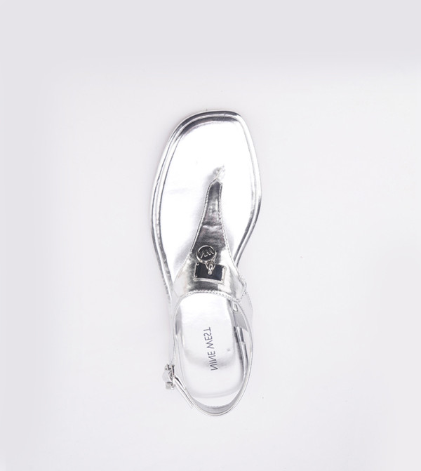 Nine West  Shoes - Silver Flat Sandals