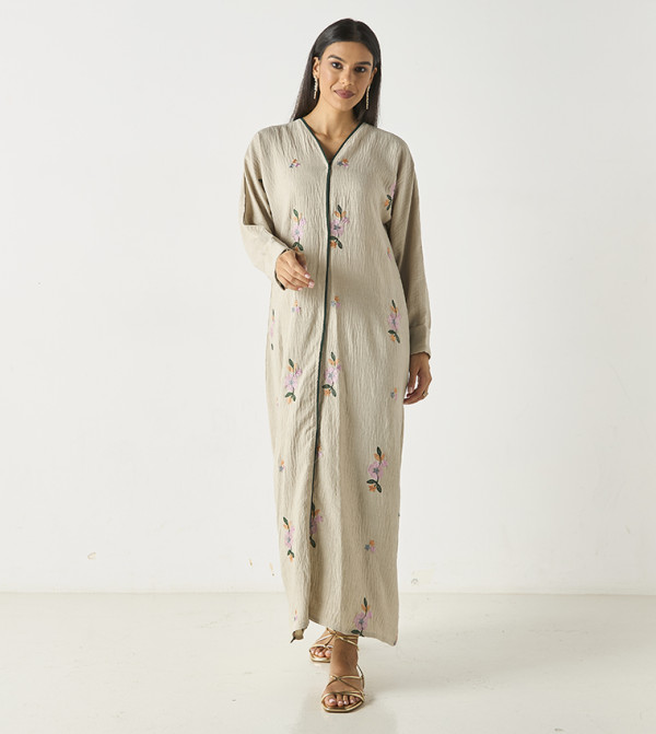 HM  Abayas - Beige Abayas