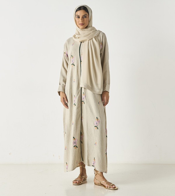 HM  Abayas - Beige Abayas