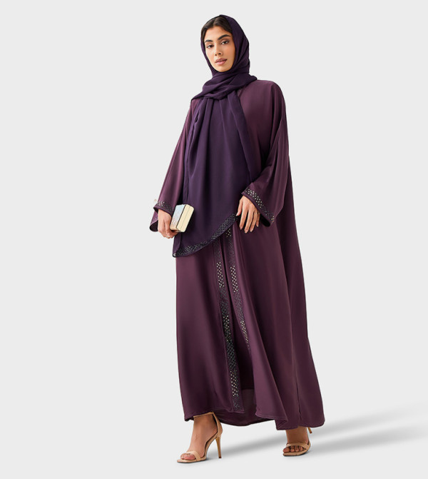 HM  Abayas - Purple Abayas