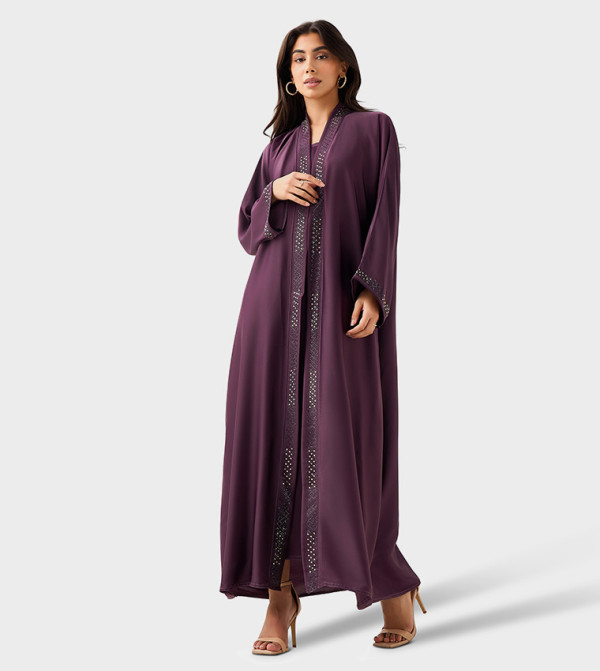 HM  Abayas - Purple Abayas