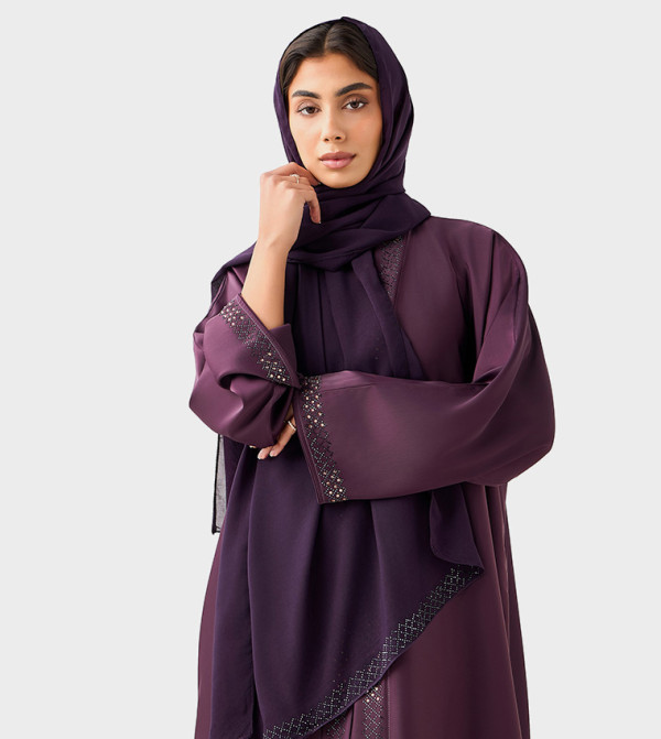 HM  Abayas - Purple Abayas
