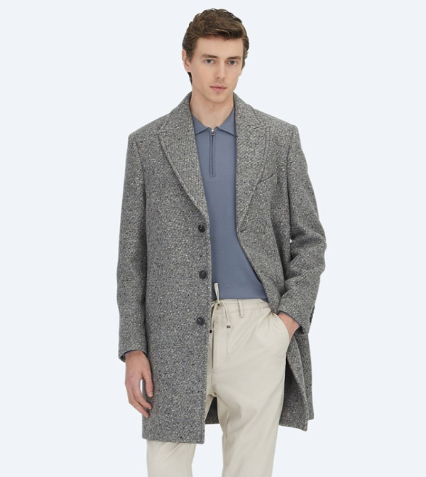Kip  Overcoats - Grey Overcoats