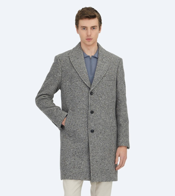 Kip  Overcoats - Grey Overcoats