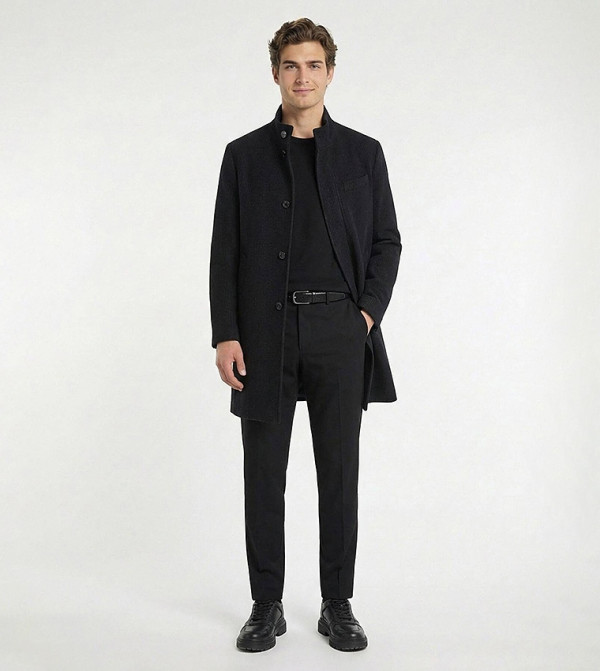 Kip  Overcoats - Blue Overcoats