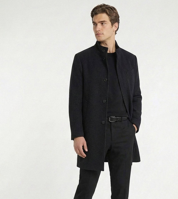 Kip  Overcoats - Blue Overcoats