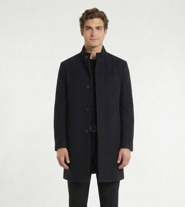 Kip  Overcoats - Blue Overcoats
