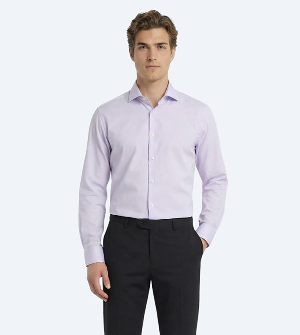 Kip  Long Sleeves - Purple Formal Pants