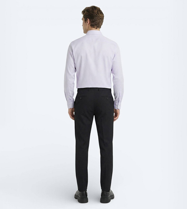Kip  Long Sleeves - Purple Formal Pants