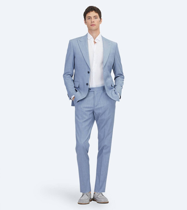 Kip Suit - Blue Long Sleeves