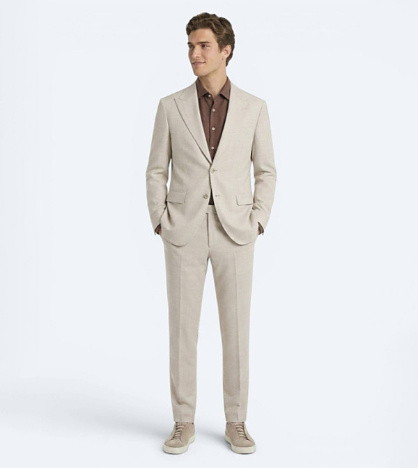 Kip Suit - Beige Long Sleeves