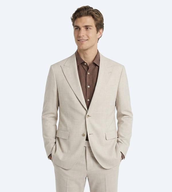 Kip Suit - Beige Long Sleeves