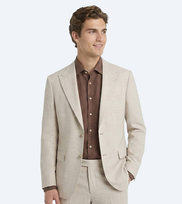Kip Suit - Beige Long Sleeves