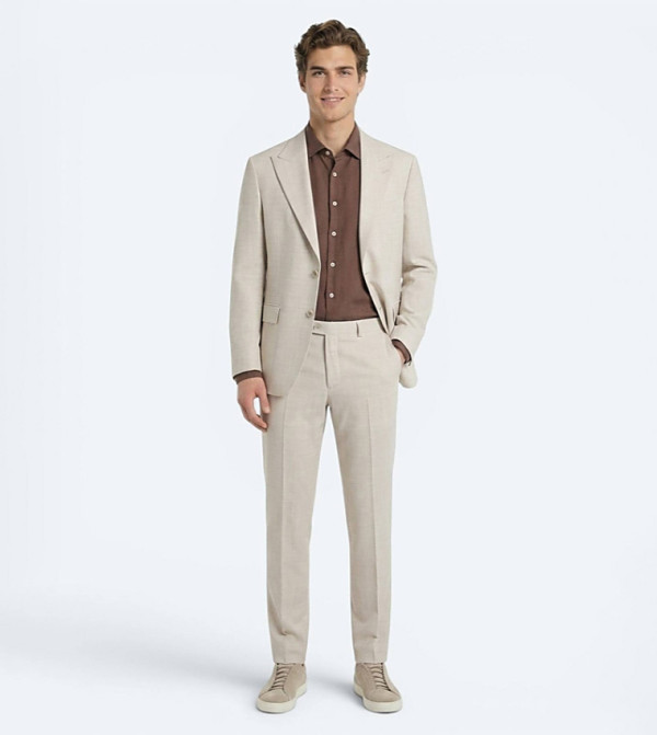 Kip Suit - Beige Long Sleeves