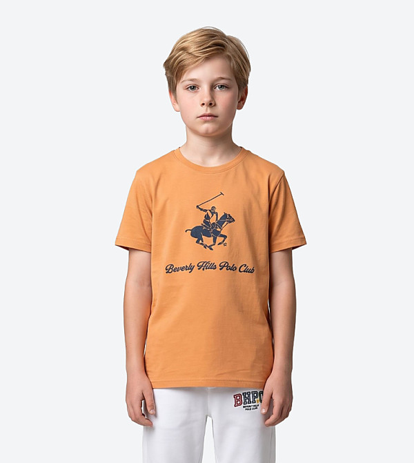 بيفرلي هيلز بولو كلوب  ملابس - برتقالي فاتح  T-shirts