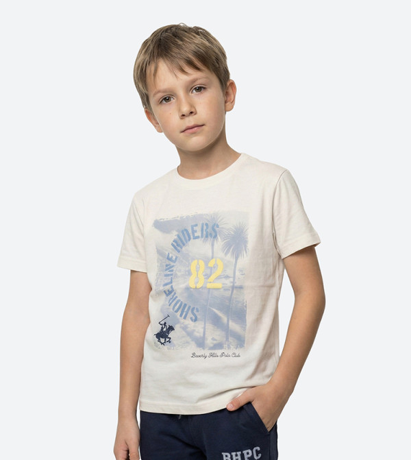 بيفرلي هيلز بولو كلوب  heat-ready-essentials - بيج T-shirts