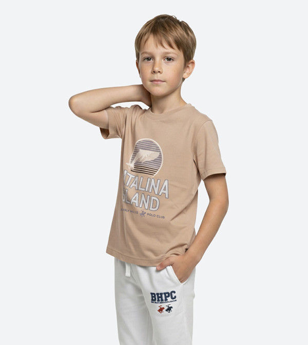 Beverly Hills Polo Club  Topwear - Beige T-shirts