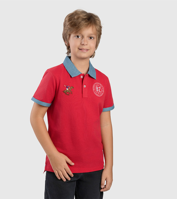 بيفرلي هيلز بولو كلوب  تيشيرتات  - أحمر  T-shirts