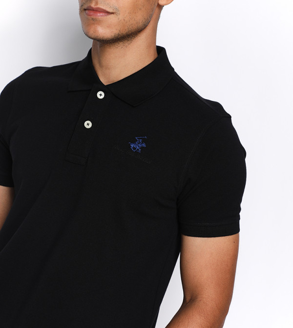 Beverly Hills Polo Club - Black Polo T-shirts