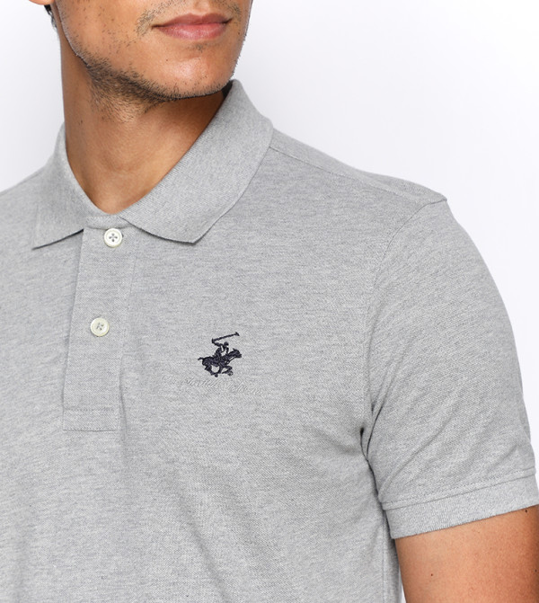 Beverly Hills Polo Club - Grey Polo T-shirts
