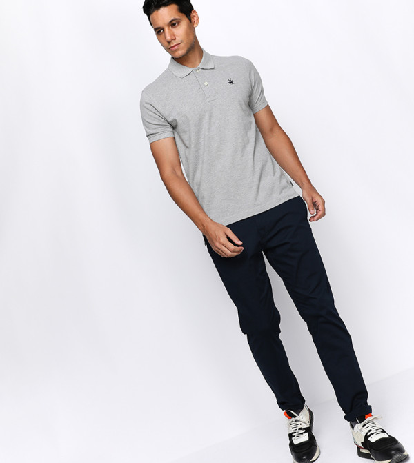 Beverly Hills Polo Club - Grey Polo T-shirts